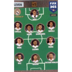 Eleven 4-3-3 Real Madrid UE32 FIFA 365 Adrenalyn XL 2017 Update Edition