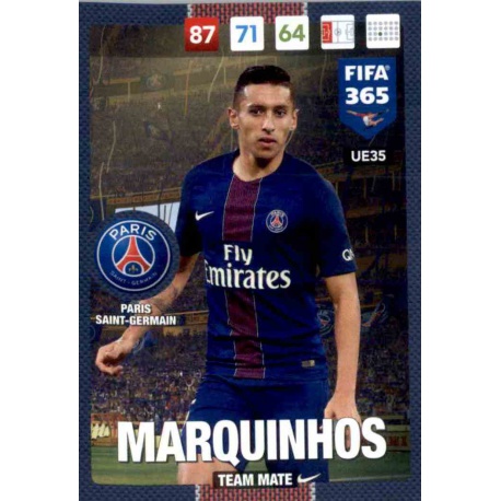 Marquinhos Paris Saint Germain UE35 FIFA 365 Adrenalyn XL 2017 Update Edition