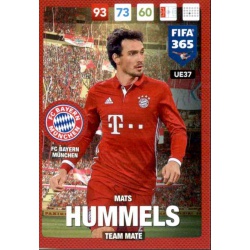 Mats Hummels Bayern München UE37 FIFA 365 Adrenalyn XL 2017 Update Edition