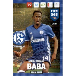 Abdul Rahman Baba FC Schalke 04 UE47 FIFA 365 Adrenalyn XL 2017 Update Edition