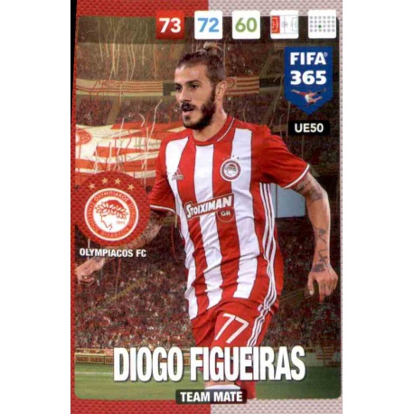 Diogo Figueiras Olympiacos FC UE50 FIFA 365 Adrenalyn XL 2017 Update Edition