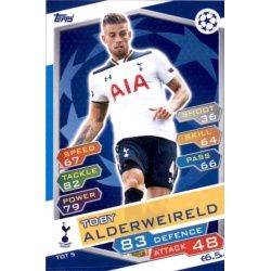 Toby Alderweireld Tottenham Hotspur TOT5 Match Attax Champions 2016-17