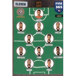 Eleven 3-5-2 Juventus UE60 FIFA 365 Adrenalyn XL 2017 Update Edition