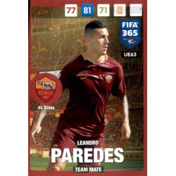 Leandro Paredes AS Roma UE63 FIFA 365 Adrenalyn XL 2017 Update Edition