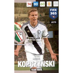 Michał Kopczyński Legia Warszawa UE70 FIFA 365 Adrenalyn XL 2017 Update Edition