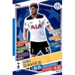 Ben Davies Tottenham Hotspur TOT7 Match Attax Champions 2016-17