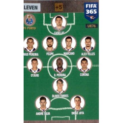Eleven 4-3-1-2 FC Porto UE76 FIFA 365 Adrenalyn XL 2017 Update Edition