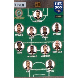 Eleven 4-4-2 Sporting CP UE80 FIFA 365 Adrenalyn XL 2017 Update Edition