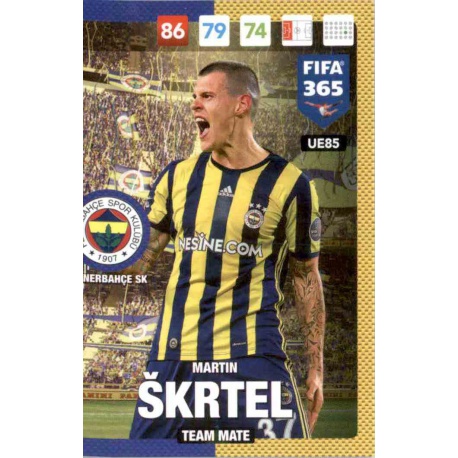 Martin Škrtel Fenerbahçe SK UE85 FIFA 365 Adrenalyn XL 2017 Update Edition