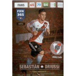 Sebastián Driussi Fans Favourite River Plate UE90 FIFA 365 Adrenalyn XL 2017 Update Edition