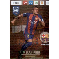 Rafinha Fans Favourite Barcelona UE93 FIFA 365 Adrenalyn XL 2017 Update Edition
