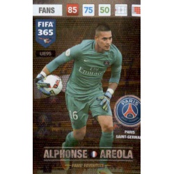 Alphonse Areola Fans Favourite Paris Saint Germain UE95 FIFA 365 Adrenalyn XL 2017 Update Edition
