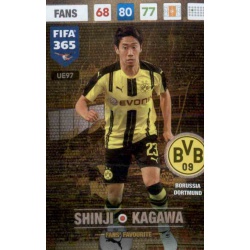 Shinji Kagawa Fans Favourite Borussia Dortmund UE97 FIFA 365 Adrenalyn XL 2017 Update Edition