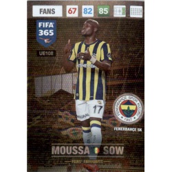 Moussa Sow Fans Favourite Fenerbahçe SK UE108 FIFA 365 Adrenalyn XL 2017 Update Edition