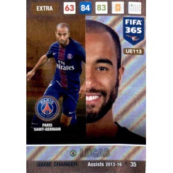 Lucas Game Changer Paris Saint Germain UE113 FIFA 365 Adrenalyn XL 2017 Update Edition