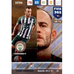 Gergö Lovrencsics Game Changer Ferencvárosi TC UE116 FIFA 365 Adrenalyn XL 2017 Update Edition