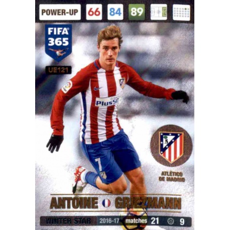 Antoine Griezmann Winter Star Atlético Madrid UE121 FIFA 365 Adrenalyn XL 2017 Update Edition
