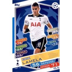 Erik Lamela Tottenham Hotspur TOT12 Match Attax Champions 2016-17