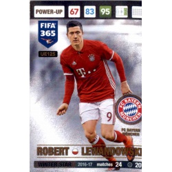 Robert Lewandowski Winter Star Bayern München UE125 FIFA 365 Adrenalyn XL 2017 Update Edition