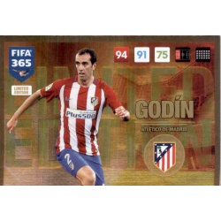 Diego Godín Limited Edition Atlético Madrid FIFA 365 Adrenalyn XL 2017 Update Edition