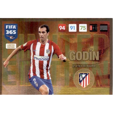 Diego Godín Limited Edition Atlético Madrid FIFA 365 Adrenalyn XL 2017 Update Edition