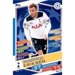 Christian Eriksen Tottenham Hotspur TOT14 Match Attax Champions 2016-17