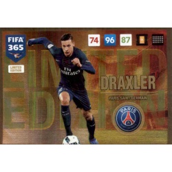Julian Draxler Limited Edition Paris Saint Germain FIFA 365 Adrenalyn XL 2017 Update Edition