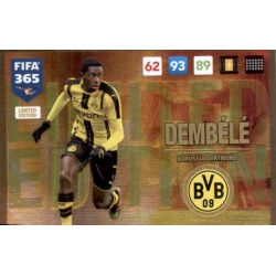 Ousmane Dembélé Limited Edition Borussia Dortmund FIFA 365 Adrenalyn XL 2017 Update Edition