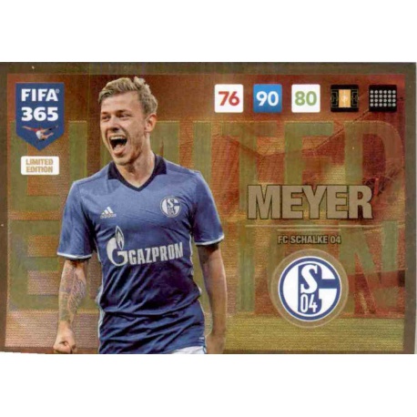 Max Meyer Limited Edition FC Schalke 04 FIFA 365 Adrenalyn XL 2017 Update Edition