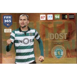 Bas Dost Limited Edition Sporting CP FIFA 365 Adrenalyn XL 2017 Update Edition