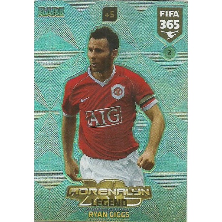 Ryan Giggs Legend Manchester United 2 FIFA 365 Adrenalyn XL 2018