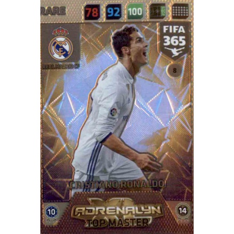 Cristiano Ronaldo Top Master Real Madrid 8 FIFA 365 Adrenalyn XL 2018