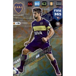 Pablo Pérez Fans Favourite Boca Juniors 12 FIFA 365 Adrenalyn XL 2018