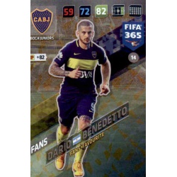 Darío Benedetto Fans Favourite Boca Juniors 14 FIFA 365 Adrenalyn XL 2018