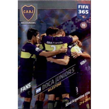 Boca Juniors Milestone Boca Juniors 15 FIFA 365 Adrenalyn XL 2018