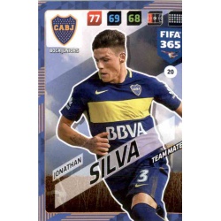 Jonathan Silva Boca Juniors 20 FIFA 365 Adrenalyn XL 2018