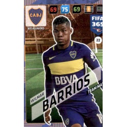 Wilmar Barrios Boca Juniors 22 FIFA 365 Adrenalyn XL 2018