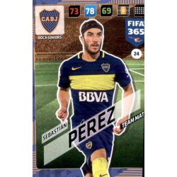 Sebastián Pérez Boca Juniors 24 FIFA 365 Adrenalyn XL 2018