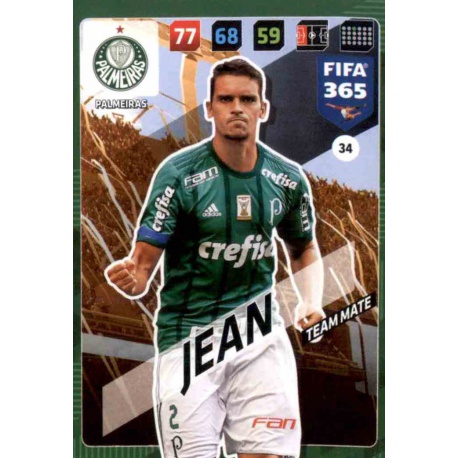 Jean Impact Signing Palmeiras 34 FIFA 365 Adrenalyn XL 2018