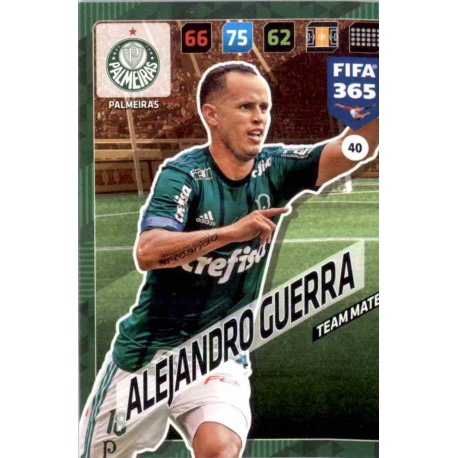 Alejandro Guerra Palmeiras 40 FIFA 365 Adrenalyn XL 2018