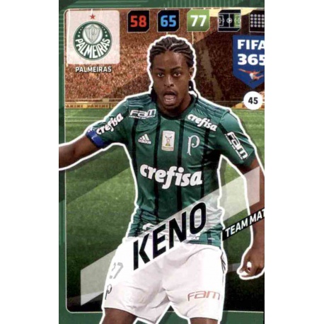 Keno Palmeiras 45 FIFA 365 Adrenalyn XL 2018