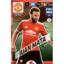 Juan Mata Manchester United 78 FIFA 365 Adrenalyn XL 2018