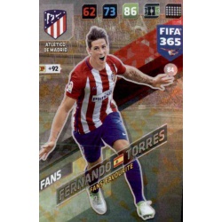 Fernando Torres Fans Favourite Atlético Madrid 84 FIFA 365 Adrenalyn XL 2018