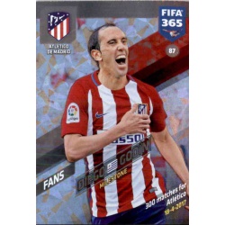 Diego Godin Milestone Atlético Madrid 87 FIFA 365 Adrenalyn XL 2018