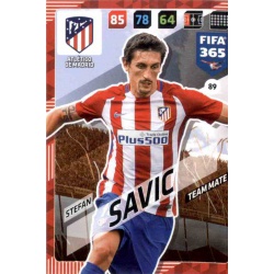 Stefan Savić Atlético Madrid 89 FIFA 365 Adrenalyn XL 2018