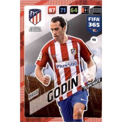 Diego Godín Atlético Madrid 90 FIFA 365 Adrenalyn XL 2018
