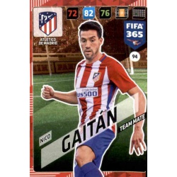 Nico Gaitán Atlético Madrid 94 FIFA 365 Adrenalyn XL 2018