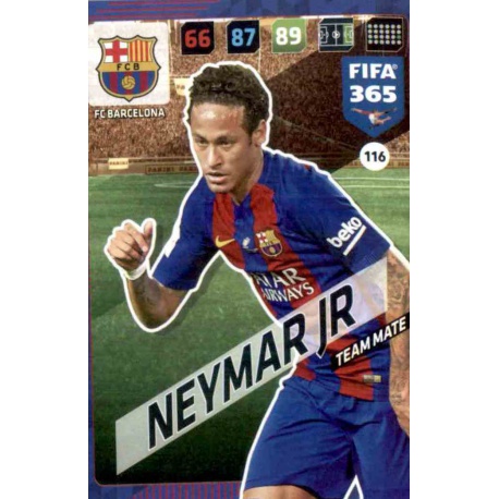 Neymar Jr Barcelona 116 FIFA 365 Adrenalyn XL 2018