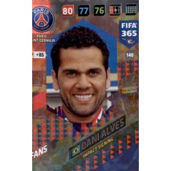 Dani Alves Impact Signing Paris Saint-Germain 140 FIFA 365 Adrenalyn XL 2018