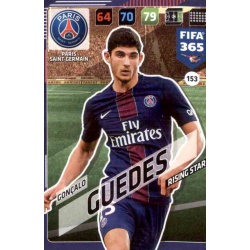Gonçalo Guedes Rising Star Paris Saint-Germain 153 FIFA 365 Adrenalyn XL 2018